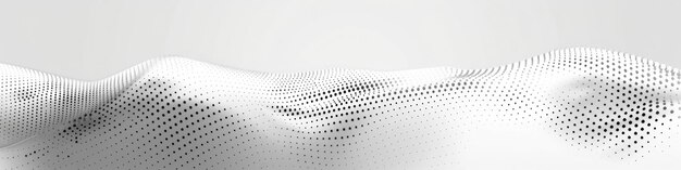 White background with light grey dots