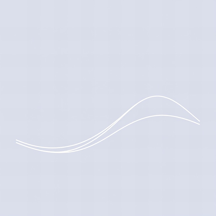 Photo a white background with a line drawn on it