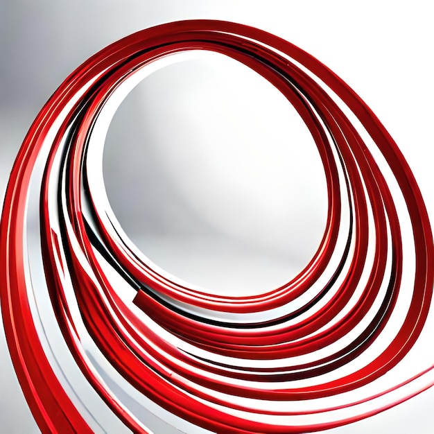 A white background with red and black lines and a circle in the middle.