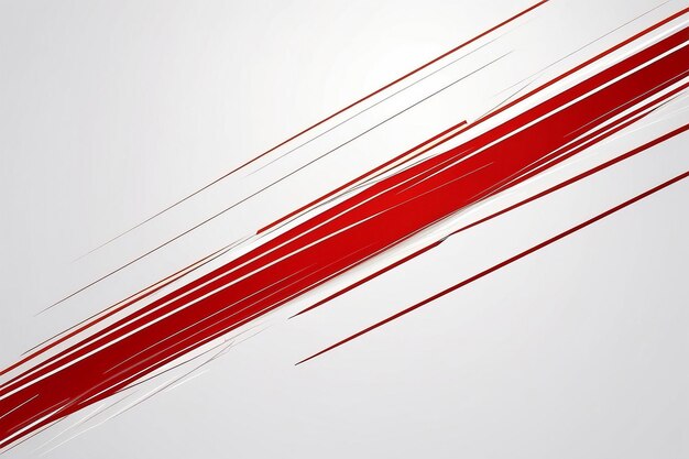 Foto sfondio bianco con linee diagonali rosse