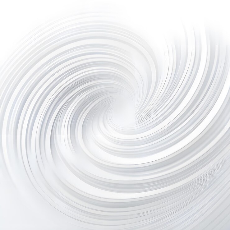 Photo a white background with a spiral design that says  the word  on it