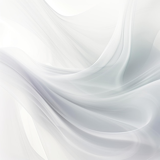 Photo a white background with a white and gray swirl