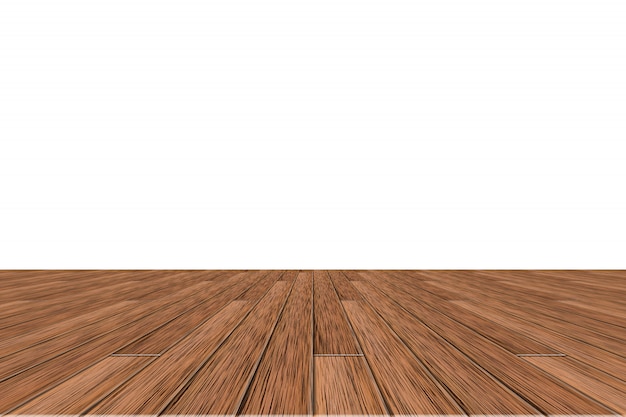 White background wood floor