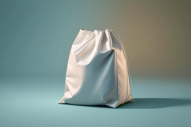 Premium Photo | White bag mockup isolated generative ai illustration