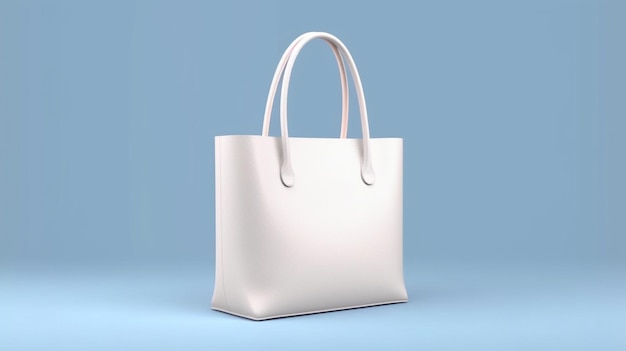 A white bag with a pink strap