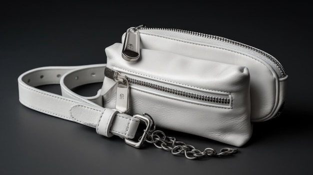 A white bag with a strap that says'i'm not a bag '