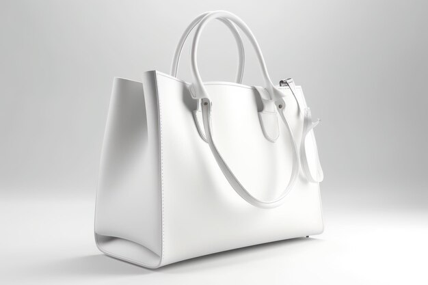 A white bag with the word