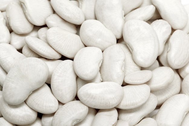 White beans background
