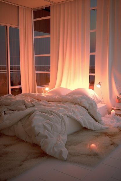 white bedroom