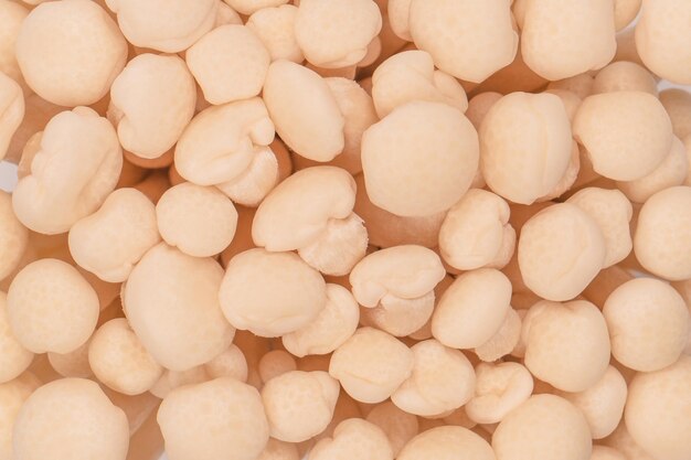 White beech mushrooms isolated on a white background