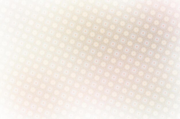 Photo white and beige polka dot pattern on a white background