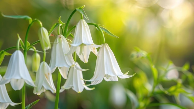 White bell flower