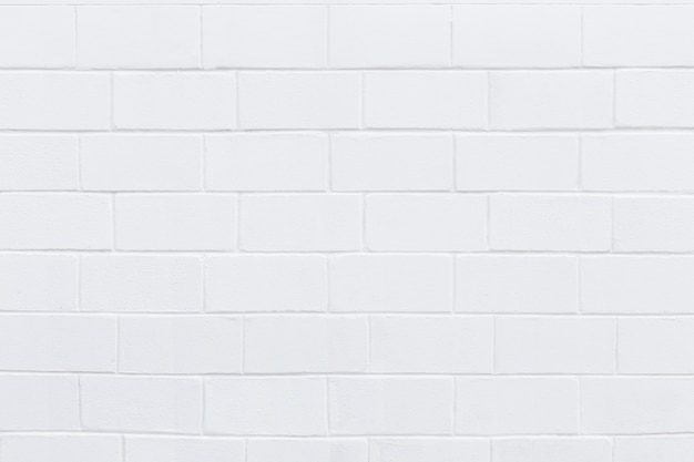 Photo white big brick wall