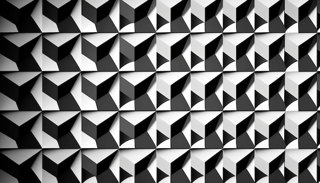 White and black geometric pattern background