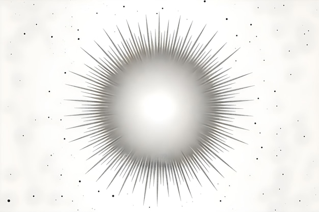 Photo a white and black image of a star burst abstract gray celestial background invitation and