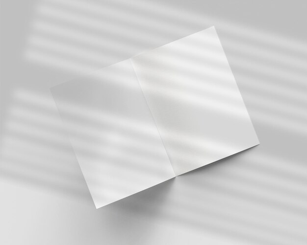 Белый пустой макет журнала макет книги пустой изображение