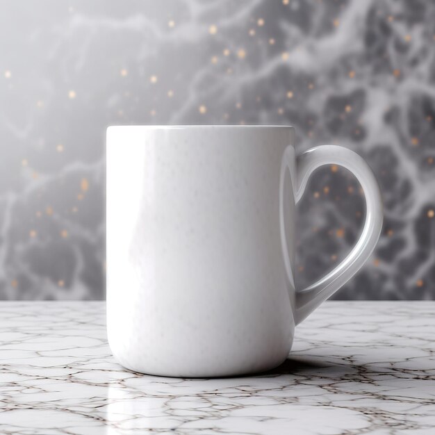 white blank mug mockup