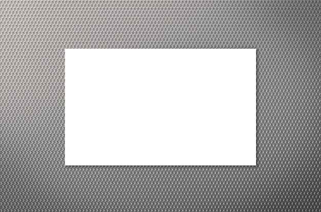 White blank name card or business card