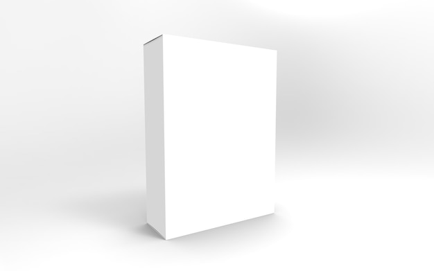 White Blank Product Package Box.