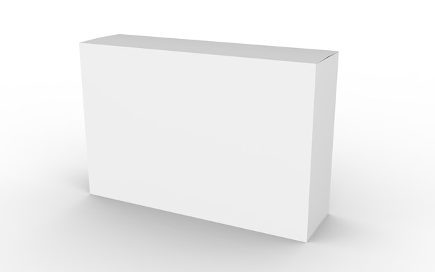 White Blank Product Package Box.