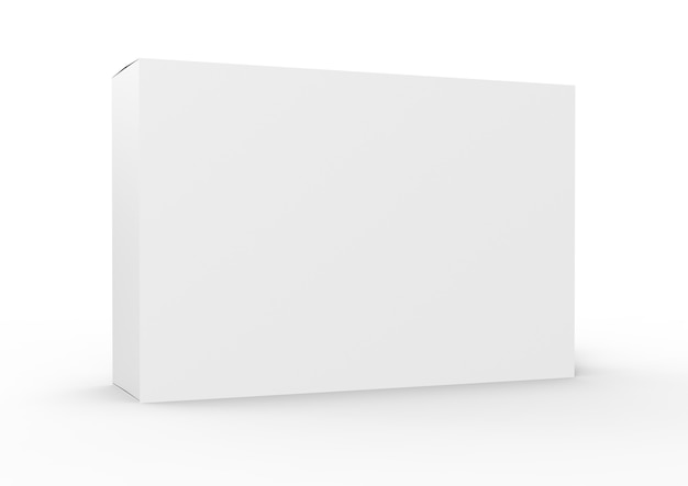 White Blank Product Package Box