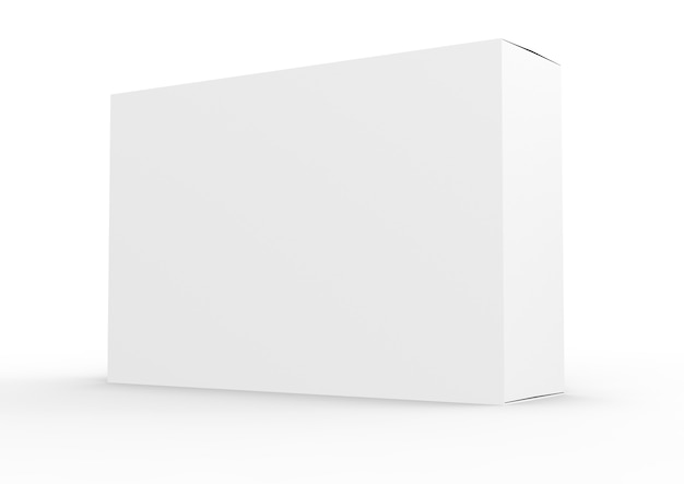 White Blank Product Package Box