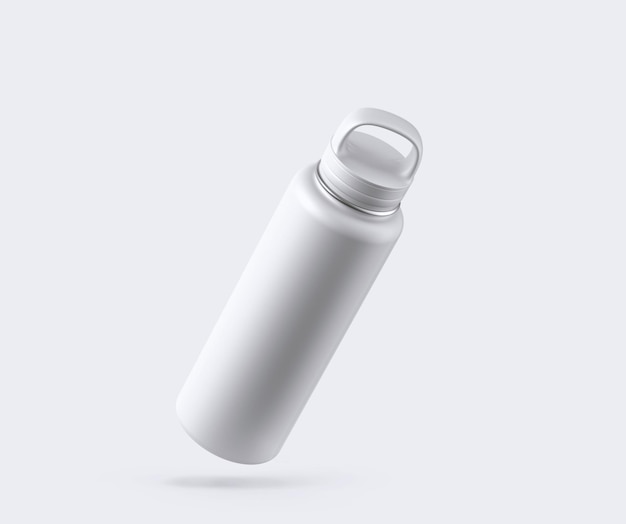 White Blank realistic Water Bottle mockups Blank Image