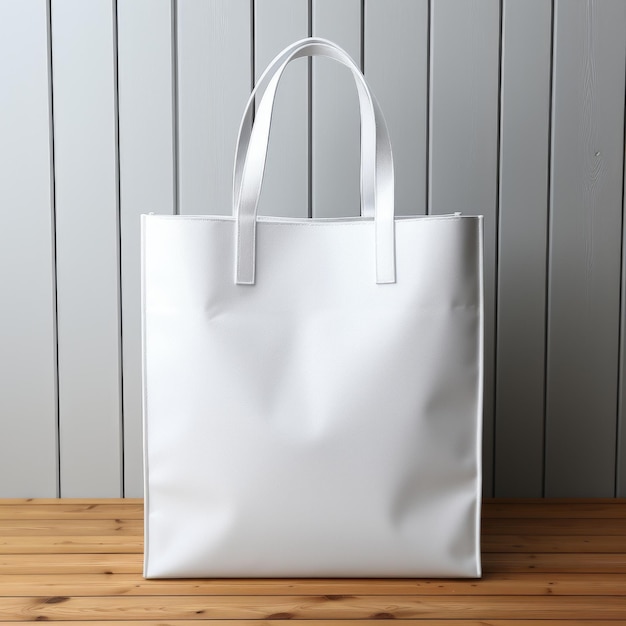 White blank shopper bag Mockup for design
