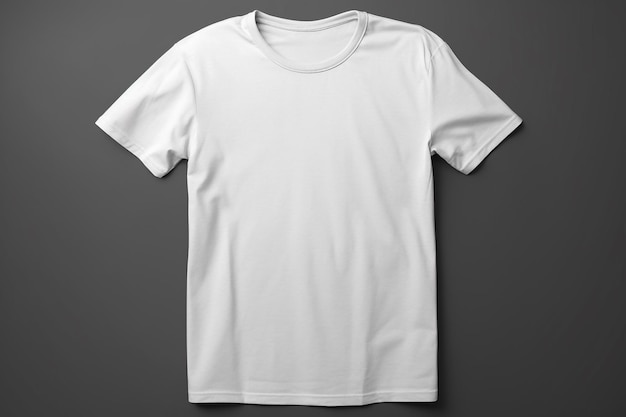 Photo white blank t shirt mockup photo realistic