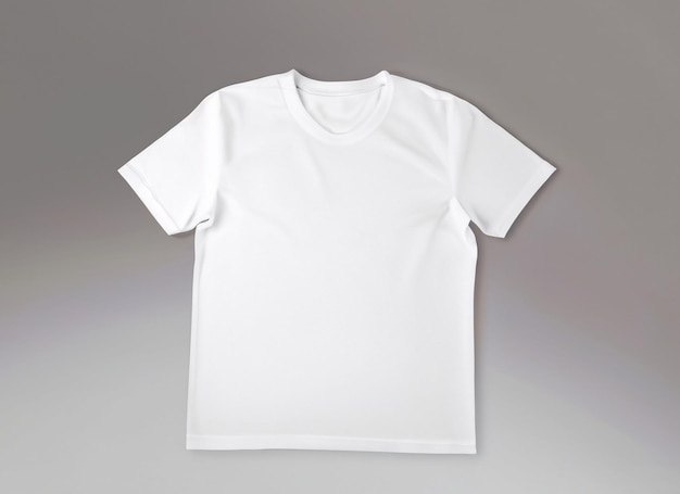 Foto mockup di maglietta bianca vuota
