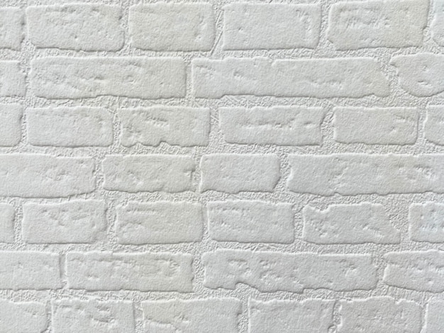 白いブロック コンクリート壁のテクスチャ背景