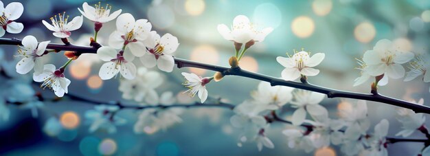 white blossoms blooming