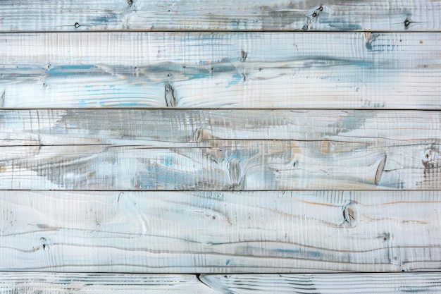 白と青で塗装された天然のパターンを持つ木製の質感の背景