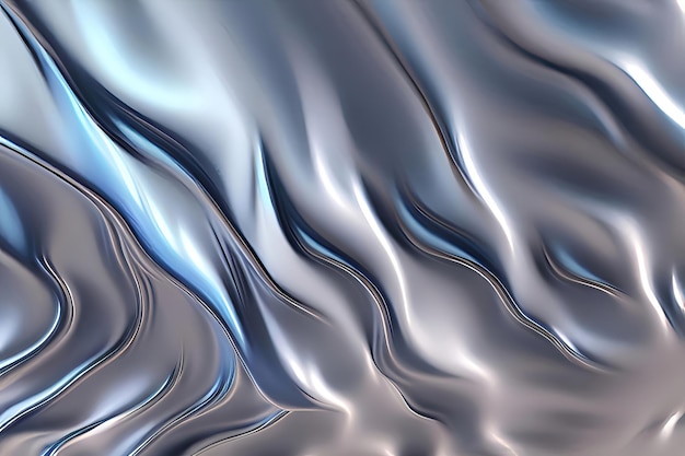 White and blue wave fluid style art for illustration