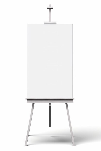 white Board welcome sign Seating chart Mockup Easel Sign Mockup Generative Ai