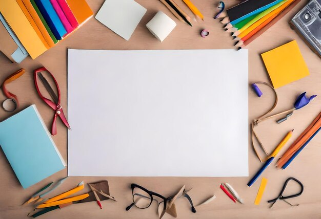 a white board with a white board and many colored pencils