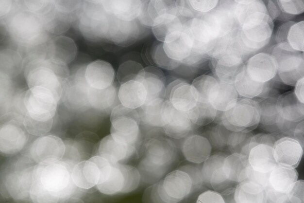 White bokeh abstact background