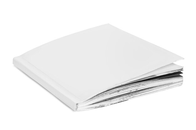 Photo white book isolated