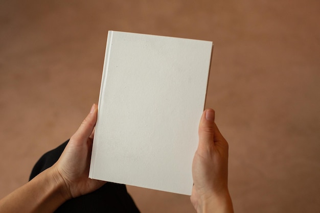 White book mockup