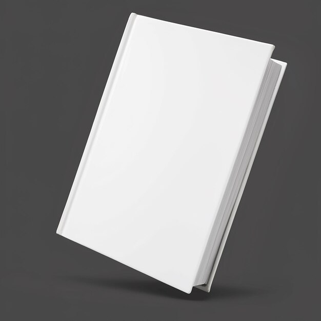 Photo a white book with a white cover that says quot the book quot