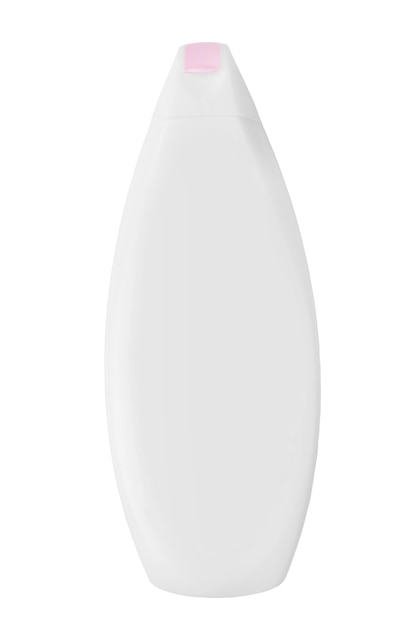 White bottle isolated