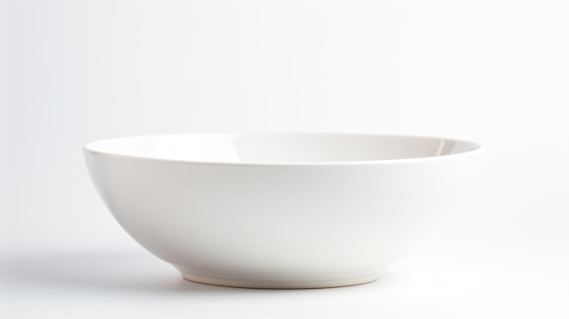 a white bowl sitting on top of a table