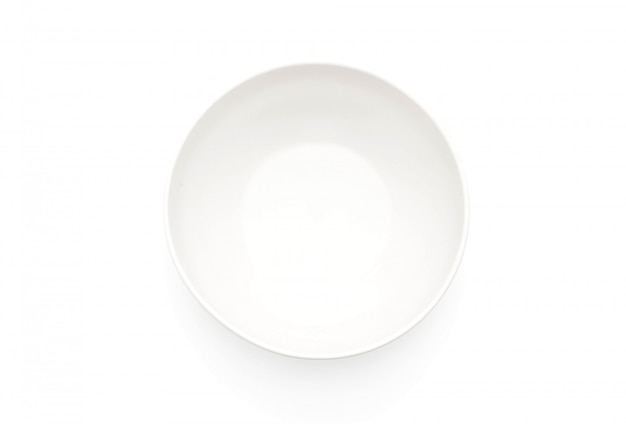 white bowl on white