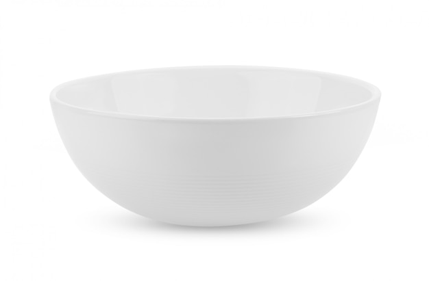 White bowl on white