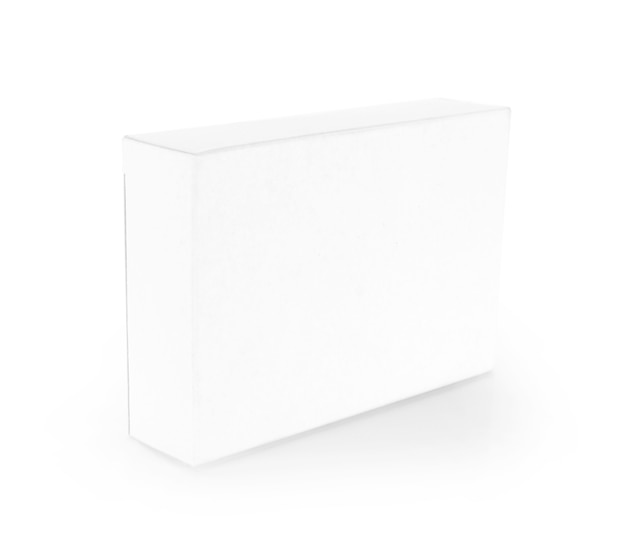 White box isolated on white