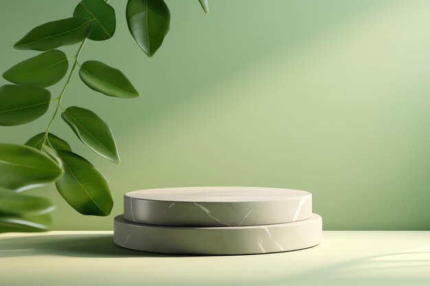 A white box with a green plant in the corner