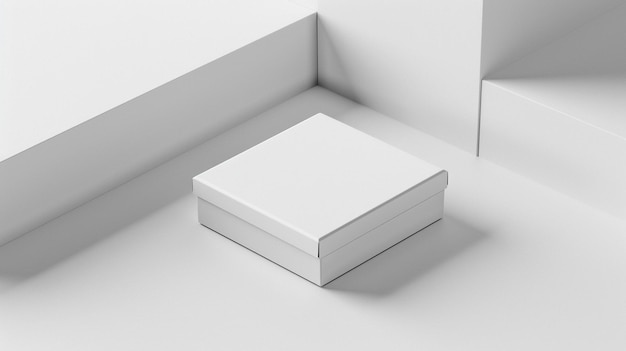 a white box with a white box on the bottom
