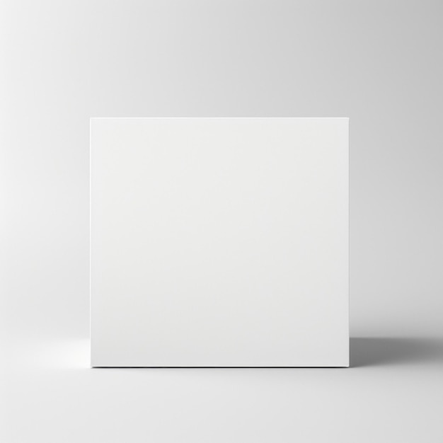 Photo a white box with a white box on the bottom.