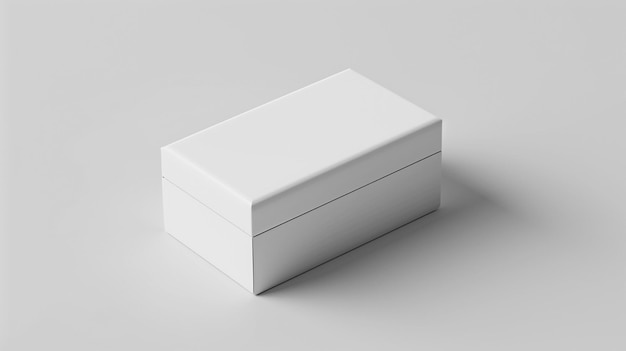 a white box with a white box on it