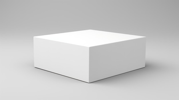 a white box with a white box on the side